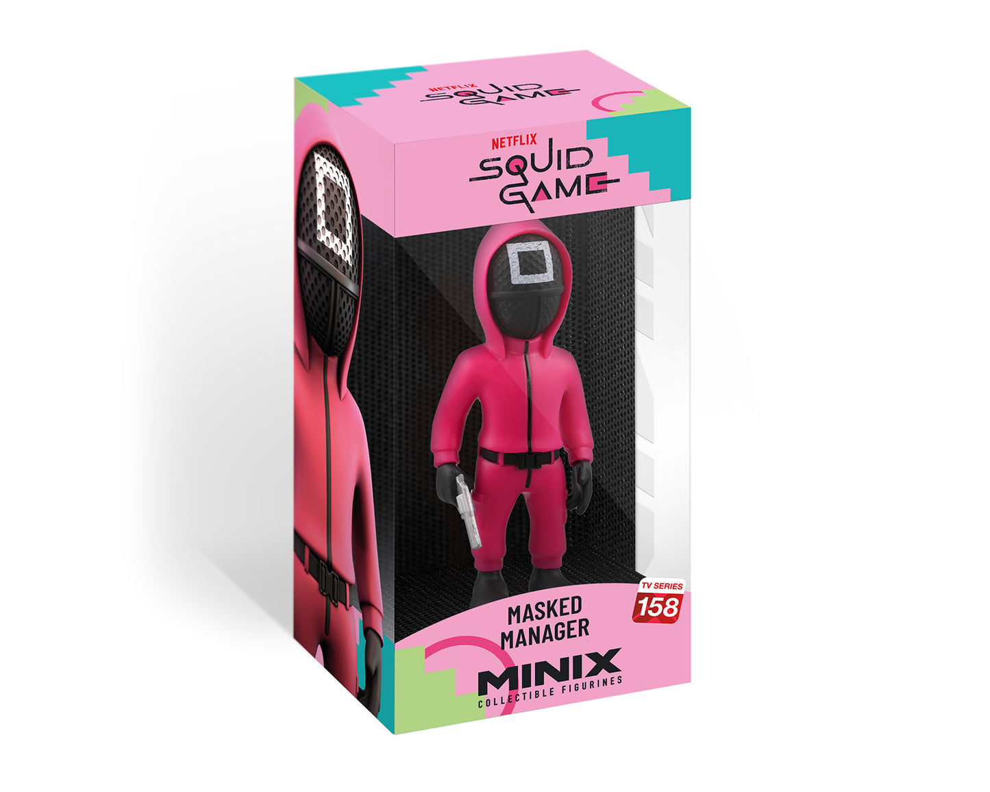 Squid Game "Masked Manager Square Guard" 12cm - MINIX-Serie