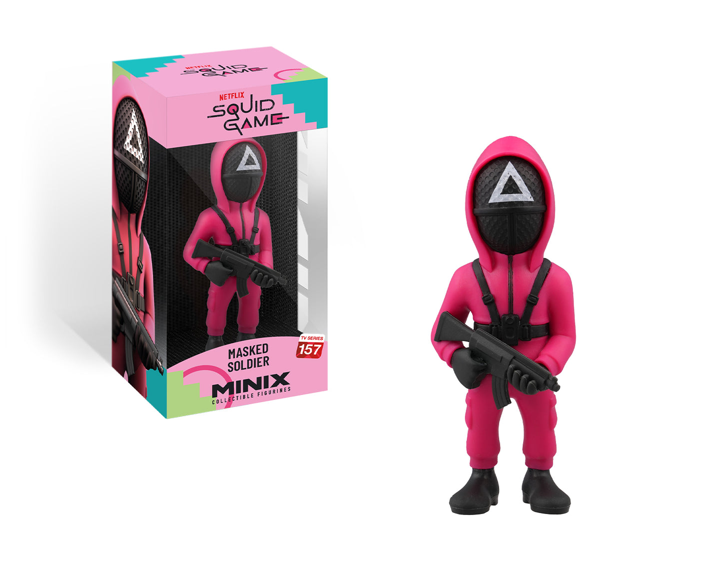 Squid Game "Soldier Triangle Guard" 12cm - MINIX-Serie