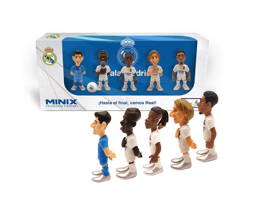 5-Pack MINIX-figuren Real Madrid | Valverde, Camavinga, Modric, Militao & Rudiger