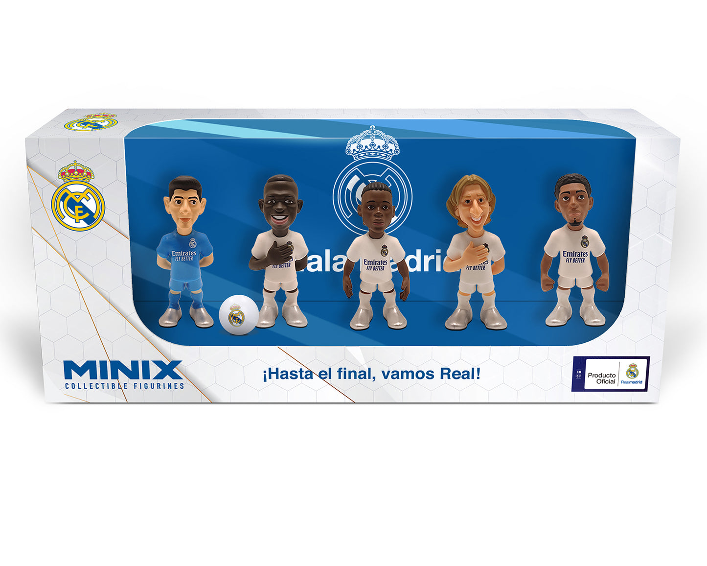 5-Pack MINIX-figuren Real Madrid | Valverde, Camavinga, Modric, Militao & Rudiger