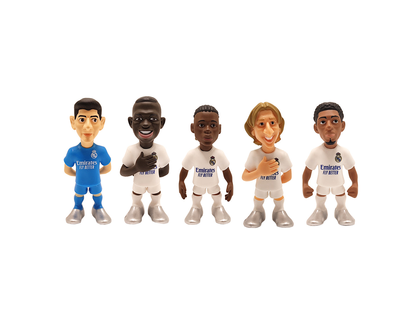 5-Pack MINIX-figuren Real Madrid | Valverde, Camavinga, Modric, Militao & Rudiger