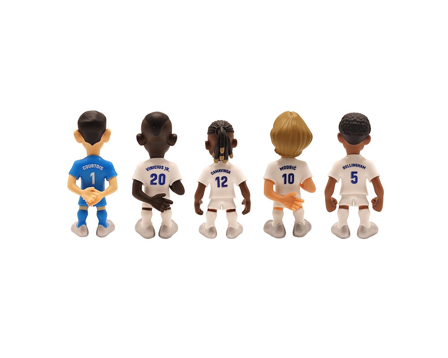 5-Pack MINIX-figuren Real Madrid | Valverde, Camavinga, Modric, Militao & Rudiger